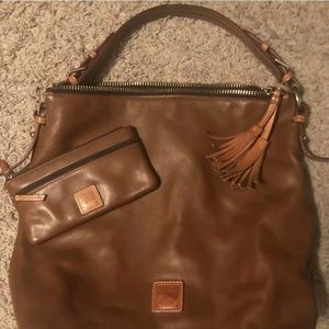Beautiful leather Dooney & Bourke bag and wallet